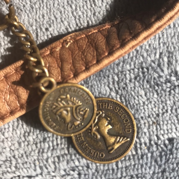 DECREE BROWN LEATHER CROSS BODY BAG - Picture 2 of 4